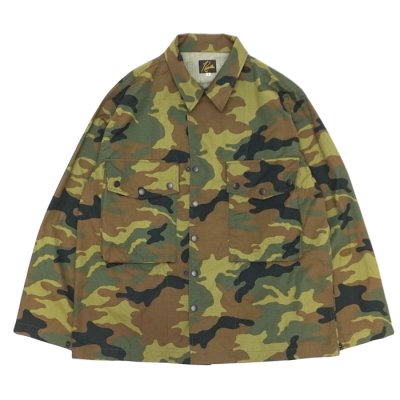 画像1: NEEDLES（ニードルズ）Field Jacket（フィールドジャケット）"Cotton Ripstop" / Woodland（ウッドランド）