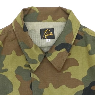 画像4: NEEDLES（ニードルズ）Field Jacket（フィールドジャケット）"Cotton Ripstop" / Woodland（ウッドランド）