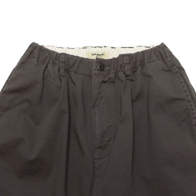 画像4: F.O.B FACTORY（エフオービーファクトリー）ST TWILL EASY PANTS（STツイルイージーパンツ）/ CHARCOAL（チャコール）【裾上げ無料】