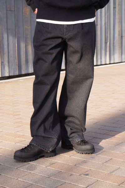 画像10: EVCON（エビコン）1TUCK BAGGY DENIM（1タックバギーデニム）”BIO" / BLACK（ブラック）