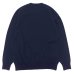 画像2: Yonetomi NEW BASIC（ヨネトミニューベーシック）WAVE COTTON KNIT PULLOVER（ウェーブコットンニットプルオーバー）/ Navy（ネイビー） (2)