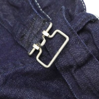 画像7: Post O'Alls（ポストオーバーオールズ）SWEETBEAR Bandtop（スイートベアーバンドトップ）"8oz Denim" / Indigo（インディゴ）【裾上げ無料】