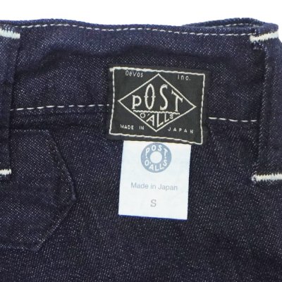 画像8: Post O'Alls（ポストオーバーオールズ）SWEETBEAR Bandtop（スイートベアーバンドトップ）"8oz Denim" / Indigo（インディゴ）【裾上げ無料】