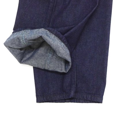 画像6: Post O'Alls（ポストオーバーオールズ）SWEETBEAR Bandtop（スイートベアーバンドトップ）"8oz Denim" / Indigo（インディゴ）【裾上げ無料】