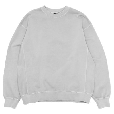画像1: EVCON（エビコン）Pigment Crew Sweat（ピグメントクルースウェット）”Pigment Dye・BIO Processing" / Lt,Gray（ライトグレー）