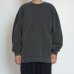 画像6: EVCON（エビコン）Pigment Crew Sweat（ピグメントクルースウェット）”Pigment Dye・BIO Processing" / Black（ブラック） (6)