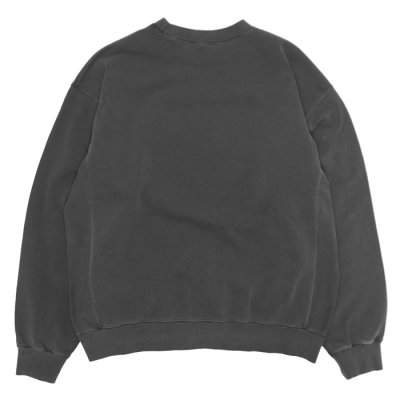 画像2: EVCON（エビコン）Pigment Crew Sweat（ピグメントクルースウェット）”Pigment Dye・BIO Processing" / Black（ブラック）