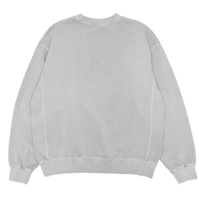 画像2: EVCON（エビコン）Pigment Crew Sweat（ピグメントクルースウェット）”Pigment Dye・BIO Processing" / Lt,Gray（ライトグレー）