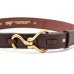 画像2: TORY LEATHER（トリーレザー）11/4 Hoop Pick Belt（フープピックベルト）/ Havana×Brass（ハバナブラウン×ブラス） (2)