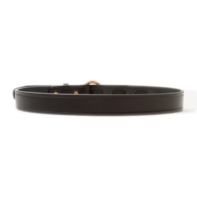 画像2: TORY LEATHER（トリーレザー）11/4 Hoop Pick Belt（フープピックベルト）/ Black×Brass（ブラック×ブラス）