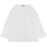 SAINT JAMES（セントジェームス）OUESSANT LOOSE（ウエッソン・ルーズ）/ GRIS CL×NEIGE（杢ライトグレー×ホワイト）