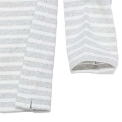 画像5: SAINT JAMES（セントジェームス）OUESSANT LOOSE（ウエッソン・ルーズ）/ GRIS CL×NEIGE（杢ライトグレー×ホワイト）