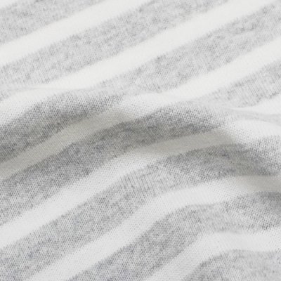 画像6: SAINT JAMES（セントジェームス）OUESSANT LOOSE（ウエッソン・ルーズ）"Women" / GRIS CL×NEIGE（杢ライトグレー×ホワイト）