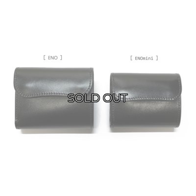 画像8: WILD SWANS（ワイルドスワンズ）ENO mini（イーノミニ）ミニ3つ折りウォレット"サドルプルアップ"/Black（ブラック）