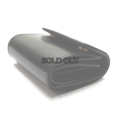 画像3: WILD SWANS（ワイルドスワンズ）ENO mini（イーノミニ）ミニ3つ折りウォレット"サドルプルアップ"/Black（ブラック）