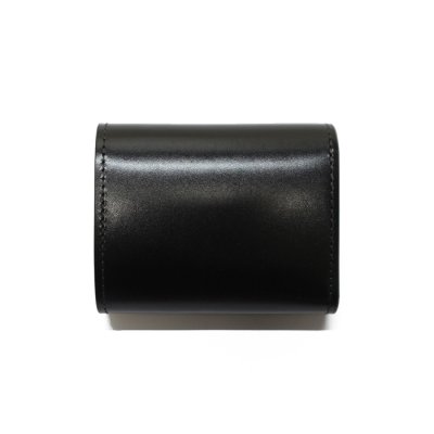 画像2: WILD SWANS（ワイルドスワンズ）ENO mini（イーノミニ）ミニ3つ折りウォレット"サドルプルアップ"/Black（ブラック）