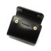 画像4: WILD SWANS（ワイルドスワンズ）ENO mini（イーノミニ）ミニ3つ折りウォレット"サドルプルアップ"/Black（ブラック） (4)