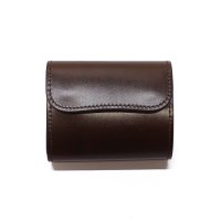 WILD SWANS（ワイルドスワンズ）ENO mini（イーノミニ）ミニ3つ折りウォレット"サドルプルアップ"/Choco（チョコ）