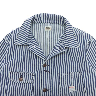 画像4: BARNS OUTFITTERS×BIG MAC（バーンズアウトフィッターズ×ビックマック）Denim Coverall（デニムカバーオール） / Hickory（ヒッコリー）