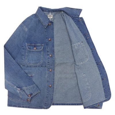 画像3: BARNS OUTFITTERS×BIG MAC（バーンズアウトフィッターズ×ビックマック）Denim Coverall（デニムカバーオール） / L,Indigo（ライトインディゴ）