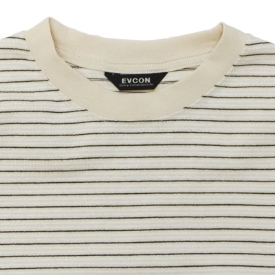 画像3: EVCON（エビコン）BORDER WIDE L/S TEE（ボーダーワイドロングスリーブTシャツ） / Ivory（アイボリー）