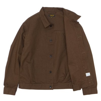 画像3: *A VONTADE（アボンタージ）Coal Mine Blouse（コールマインブルゾン）"Cotton Hemp Duck" / Brown（ブラウン）