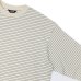 画像4: EVCON（エビコン）BORDER WIDE L/S TEE（ボーダーワイドロングスリーブTシャツ） / Ivory（アイボリー） (4)