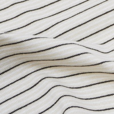 画像6: EVCON（エビコン）BORDER WIDE L/S TEE（ボーダーワイドロングスリーブTシャツ） / Ivory（アイボリー）