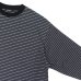 画像4: EVCON（エビコン）BORDER WIDE L/S TEE（ボーダーワイドロングスリーブTシャツ） / Black（ブラック） (4)