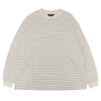 EVCON（エビコン）BORDER WIDE L/S TEE（ボーダーワイドロングスリーブTシャツ） / Ivory（アイボリー）