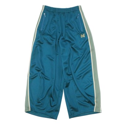 画像1: NEEDLES（ニードルズ）H.D Track Pant（ヒザデルトラックパンツ）"Poly Smooth" / Green（グリーン）