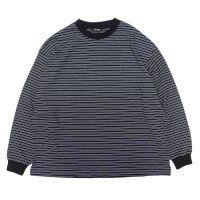 EVCON（エビコン）BORDER WIDE L/S TEE（ボーダーワイドロングスリーブTシャツ） / Black（ブラック）