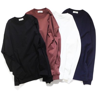 画像1: alvana（アルヴァナ）空紡 L/S TEE SHIRTS（空紡ロングスリーブTシャツ）/ 4Colors（全4色展開）