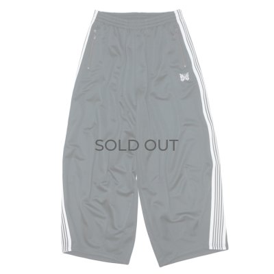 画像1: NEEDLES（ニードルズ）H.D Track Pant（ヒザデルトラックパンツ）"Poly Smooth" / Charcoal（チャコール）