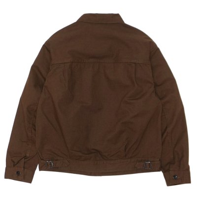 画像2: *A VONTADE（アボンタージ）Coal Mine Blouse（コールマインブルゾン）"Cotton Hemp Duck" / Brown（ブラウン）