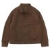 画像1: *A VONTADE（アボンタージ）Coal Mine Blouse（コールマインブルゾン）"Cotton Hemp Duck" / Brown（ブラウン） (1)