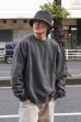 画像8: EVCON（エビコン）Pigment Crew Sweat（ピグメントクルースウェット）”Pigment Dye・BIO Processing" / Lt,Gray（ライトグレー） (8)