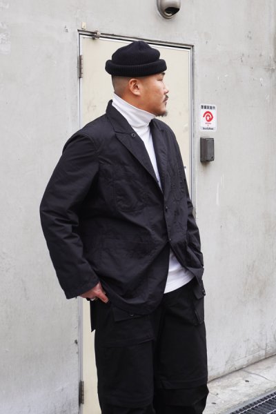 画像8: ENGINEERED GARMENTS（エンジニアードガーメンツ）Bedford Jacket（ベッドフォードジャケット）"Lightweight Nyco Poplin" / Black（ブラック）