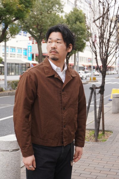 画像9: *A VONTADE（アボンタージ）Coal Mine Blouse（コールマインブルゾン）"Cotton Hemp Duck" / INK（インク）