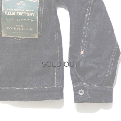 画像6: F.O.B FACTORY（エフオービーファクトリー）WWII DENIM BLOUSE（WWII デニムブラウス）"14oz Selvedge Denim" / Indigo（インディゴ）※One Wash
