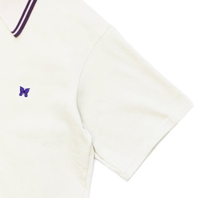 画像4: NEEDLES（ニードルズ）Regular Collar Polo（レギュラーカラーポロ）"Cotton Pique" / Beige（ベージュ）