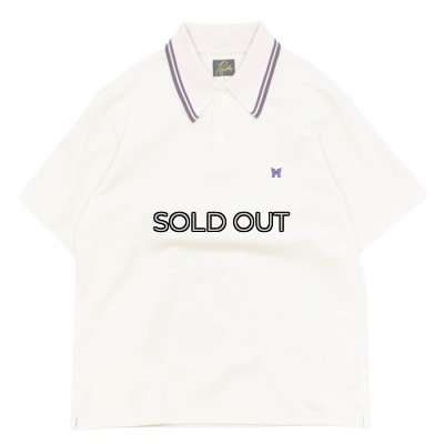画像1: NEEDLES（ニードルズ）Regular Collar Polo（レギュラーカラーポロ）"Cotton Pique" / Beige（ベージュ）