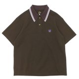 NEEDLES（ニードルズ）Regular Collar Polo（レギュラーカラーポロ）"Cotton Pique" / Brown（ブラウン）