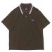 画像1: NEEDLES（ニードルズ）Regular Collar Polo（レギュラーカラーポロ）"Cotton Pique" / Brown（ブラウン） (1)