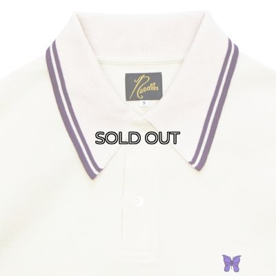 画像3: NEEDLES（ニードルズ）Regular Collar Polo（レギュラーカラーポロ）"Cotton Pique" / Beige（ベージュ）