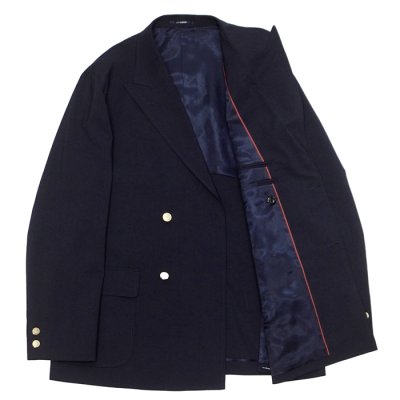 画像3: J.PRESS（J.プレス）4B BAGGY FIT BLAZER（4B バギーフィットブレザー）"T/W STRETCH TROPICAL" / Navy（ネイビー）