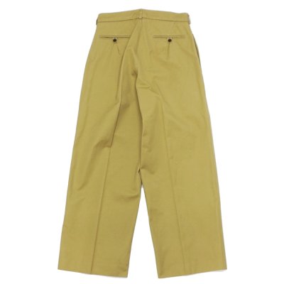画像2: blurhms ROOTSTOCK（ブラームスルーツストック）52 Wide Chino Pants（52 ワイドチノパンツ）/ Kahki（カーキ）【裾上げ無料】