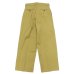 画像2: blurhms ROOTSTOCK（ブラームスルーツストック）52 Wide Chino Pants（52 ワイドチノパンツ）/ Kahki（カーキ）【裾上げ無料】 (2)