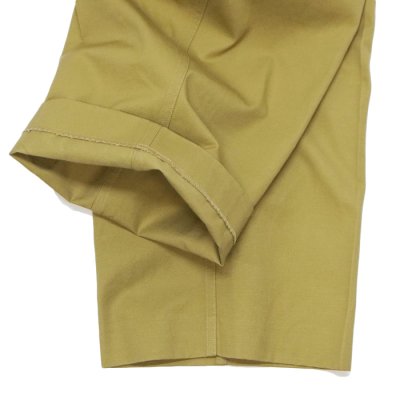 画像6: blurhms ROOTSTOCK（ブラームスルーツストック）52 Wide Chino Pants（52 ワイドチノパンツ）/ Kahki（カーキ）【裾上げ無料】