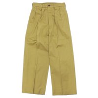 blurhms ROOTSTOCK（ブラームスルーツストック）52 Wide Chino Pants（52 ワイドチノパンツ）/ Kahki（カーキ）【裾上げ無料】